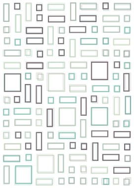 Ofset Quad üretken sanat arkaplan çizimi