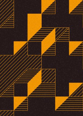 Edward Zajecs 2. Cubo 'nun 1971' deki uygulaması. Esasen 8 taştan oluşan bir Truchet fayans seti ve yerleştirme sanatı illüstrasyonu için kurallar.