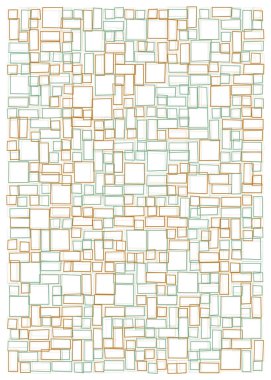 Ofset Quad üretken sanat arkaplan çizimi