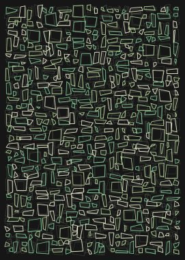 Ofset Quad üretken sanat arkaplan çizimi