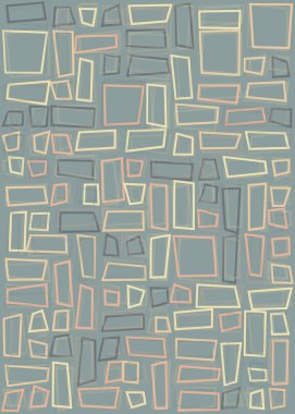 Ofset Quad üretken sanat arkaplan çizimi