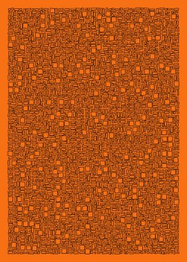 Ofset Quad üretken sanat arkaplan çizimi