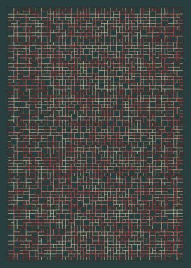 Ofset Quad üretken sanat arkaplan çizimi