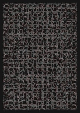 Ofset Quad üretken sanat arkaplan çizimi