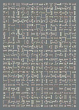 Ofset Quad üretken sanat arkaplan çizimi