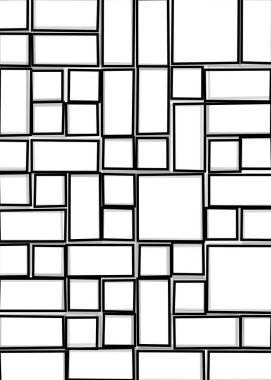 Ofset Quad üretken sanat arkaplan çizimi