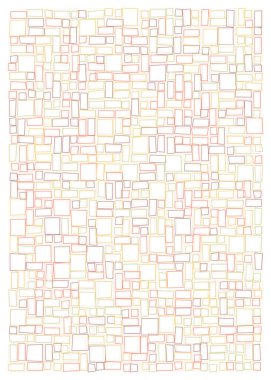 Ofset Quad üretken sanat arkaplan çizimi