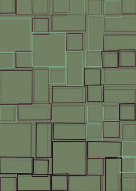 Ofset Quad üretken sanat arkaplan çizimi