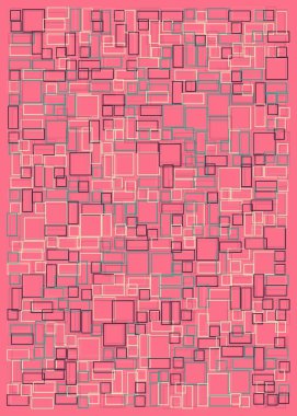 Ofset Quad üretken sanat arkaplan çizimi