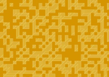 Edward Zajecs 2. Cubo 'nun 1971' deki uygulaması. Esasen 8 taştan oluşan bir Truchet fayans seti ve yerleştirme sanatı illüstrasyonu için kurallar.