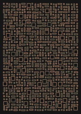 Ofset Quad üretken sanat arkaplan çizimi