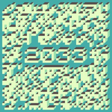 Edward Zajec Il Cubo 'nun 1971' den 2080 'deki uygulaması. Esasen 8 taştan oluşan bir Truchet fayans seti ve yerleştirme sanatı illüstrasyonu için kurallar.