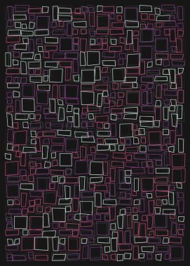 Ofset Quad üretken sanat arkaplan çizimi