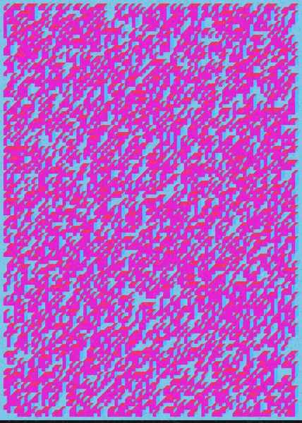 Edward Zajecs 2. Cubo 'nun 1971' deki uygulaması. Esasen 8 taştan oluşan bir Truchet fayans seti ve yerleştirme sanatı illüstrasyonu için kurallar.