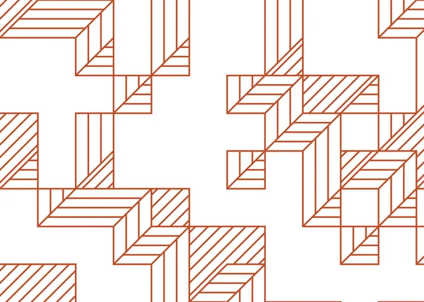 Implementation Edward Zajecs Cubo 1971 Essentially Truchet Tile Set Tiles — ストックベクタ