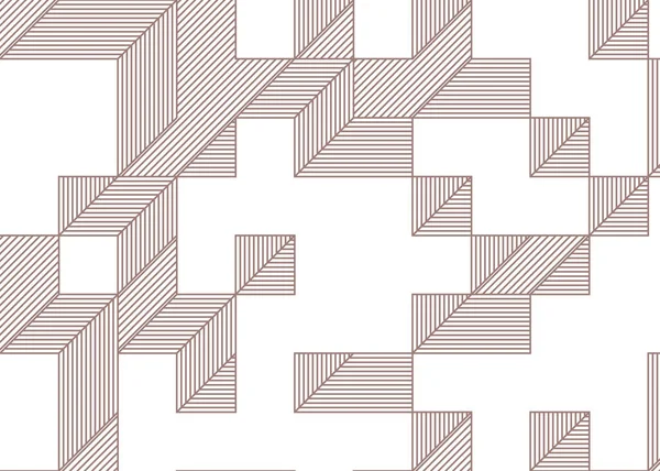 自1971年起实施Edward Zajecs Cubo 基本上是一套8块的斜纹瓷砖和放置艺术图解的规则 — 图库矢量图片