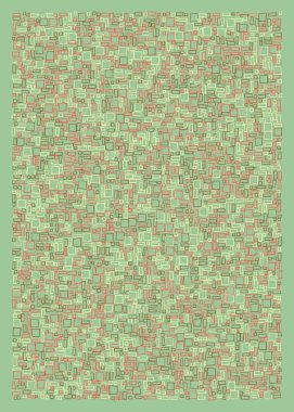 Ofset Quad üretken sanat arkaplan çizimi