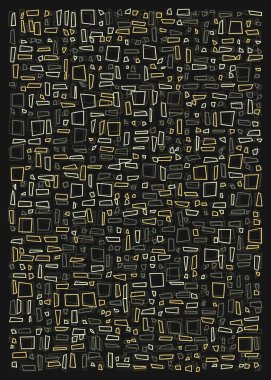 Ofset Quad üretken sanat arkaplan çizimi