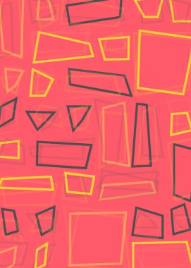 Ofset Quad üretken sanat arkaplan çizimi