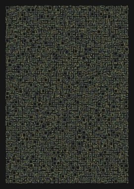 Ofset Quad üretken sanat arkaplan çizimi