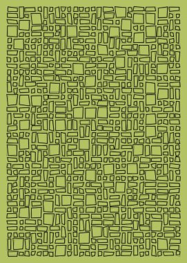 Ofset Quad üretken sanat arkaplan çizimi