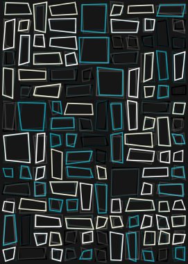 Ofset Quad üretken sanat arkaplan çizimi