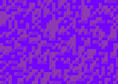 Edward Zajec Il Cubo 'nun 1971' den 2080 'deki uygulaması. Esasen 8 taştan oluşan bir Truchet fayans seti ve yerleştirme sanatı illüstrasyonu için kurallar.