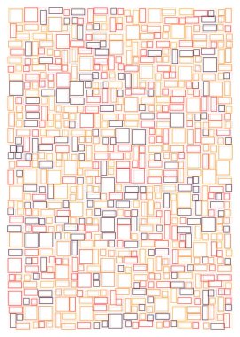 Ofset Quad üretken sanat arkaplan çizimi