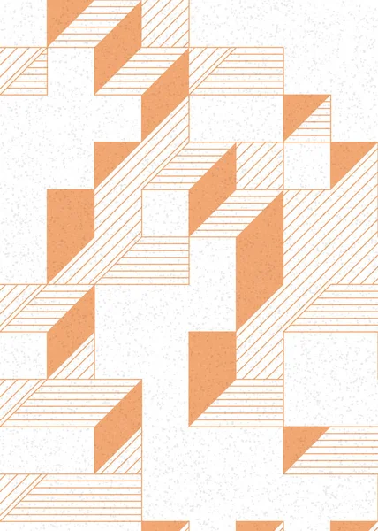 Edward Zajecs 2. Cubo 'nun 1971' deki uygulaması. Esasen 8 taştan oluşan bir Truchet fayans seti ve yerleştirme sanatı illüstrasyonu için kurallar.