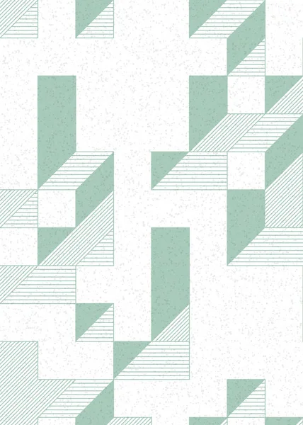 Edward Zajecs 2. Cubo 'nun 1971' deki uygulaması. Esasen 8 taştan oluşan bir Truchet fayans seti ve yerleştirme sanatı illüstrasyonu için kurallar.