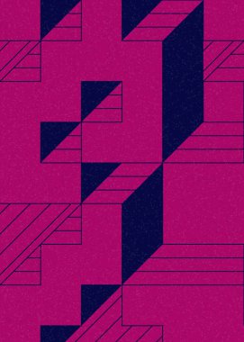 Edward Zajecs 2. Cubo 'nun 1971' deki uygulaması. Esasen 8 taştan oluşan bir Truchet fayans seti ve yerleştirme sanatı illüstrasyonu için kurallar.