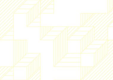 Edward Zajecs 2. Cubo 'nun 1971' deki uygulaması. Esasen 8 taştan oluşan bir Truchet fayans seti ve yerleştirme sanatı illüstrasyonu için kurallar.