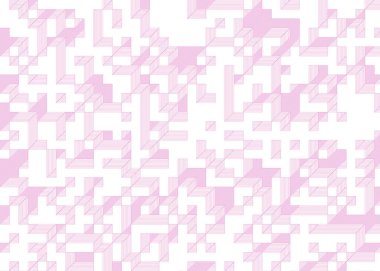 Edward Zajecs 2. Cubo 'nun 1971' deki uygulaması. Esasen 8 taştan oluşan bir Truchet fayans seti ve yerleştirme sanatı illüstrasyonu için kurallar.