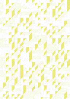 Edward Zajecs 2. Cubo 'nun 1971' deki uygulaması. Esasen 8 taştan oluşan bir Truchet fayans seti ve yerleştirme sanatı illüstrasyonu için kurallar.