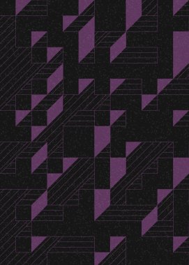 Edward Zajecs 2. Cubo 'nun 1971' deki uygulaması. Esasen 8 taştan oluşan bir Truchet fayans seti ve yerleştirme sanatı illüstrasyonu için kurallar.