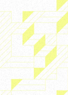 Edward Zajecs 2. Cubo 'nun 1971' deki uygulaması. Esasen 8 taştan oluşan bir Truchet fayans seti ve yerleştirme sanatı illüstrasyonu için kurallar.