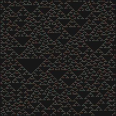 Kural 22 İlköğretim Hücresel Otomaton Rastgele tohum Örnek Uygulaması
