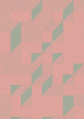 Edward Zajecs 2. Cubo 'nun 1971' deki uygulaması. Esasen 8 taştan oluşan bir Truchet fayans seti ve yerleştirme sanatı illüstrasyonu için kurallar.