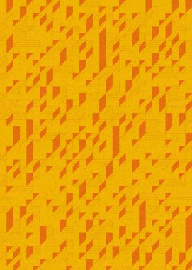 Edward Zajecs 2. Cubo 'nun 1971' deki uygulaması. Esasen 8 taştan oluşan bir Truchet fayans seti ve yerleştirme sanatı illüstrasyonu için kurallar.