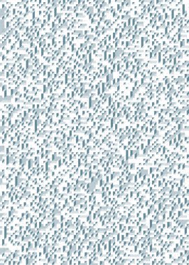 Edward Zajecs 2. Cubo 'nun 1971' deki uygulaması. Esasen 8 taştan oluşan bir Truchet fayans seti ve yerleştirme sanatı illüstrasyonu için kurallar.