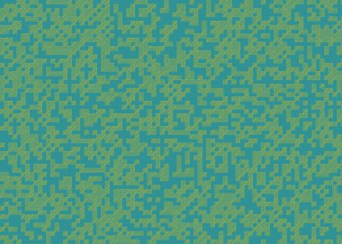 Edward Zajec Il Cubo 'nun 1971' den 2080 'deki uygulaması. Esasen 8 taştan oluşan bir Truchet fayans seti ve yerleştirme sanatı illüstrasyonu için kurallar.