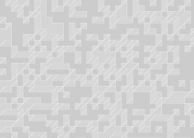 Edward Zajec Il Cubo 'nun 1971' den 2080 'deki uygulaması. Esasen 8 taştan oluşan bir Truchet fayans seti ve yerleştirme sanatı illüstrasyonu için kurallar.