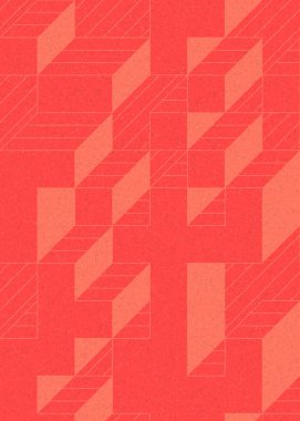 Edward Zajecs 2. Cubo 'nun 1971' deki uygulaması. Esasen 8 taştan oluşan bir Truchet fayans seti ve yerleştirme sanatı illüstrasyonu için kurallar.