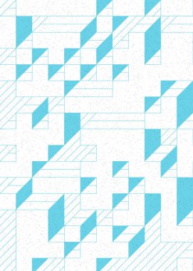 Edward Zajecs 2. Cubo 'nun 1971' deki uygulaması. Esasen 8 taştan oluşan bir Truchet fayans seti ve yerleştirme sanatı illüstrasyonu için kurallar.