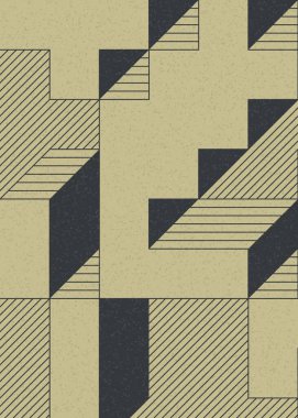 Edward Zajecs 2. Cubo 'nun 1971' deki uygulaması. Esasen 8 taştan oluşan bir Truchet fayans seti ve yerleştirme sanatı illüstrasyonu için kurallar.