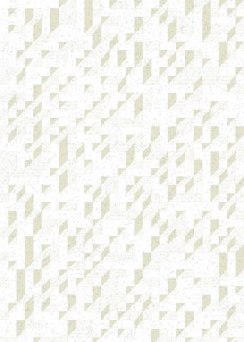 Edward Zajecs 2. Cubo 'nun 1971' deki uygulaması. Esasen 8 taştan oluşan bir Truchet fayans seti ve yerleştirme sanatı illüstrasyonu için kurallar.