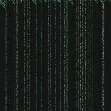 Kural 228 İlköğretim Hücresel Otomaton Rastgele Tohum Örnek Uygulaması