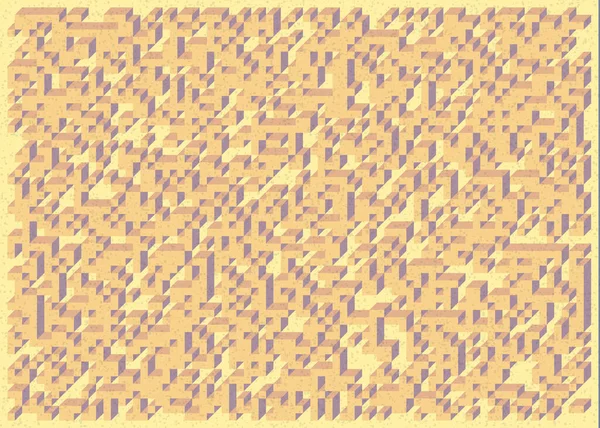 Implementación Edward Zajecs Cubo Desde 1971 Esencialmente Conjunto Baldosas Truchet — Archivo Imágenes Vectoriales