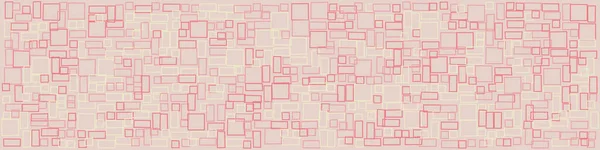 Offset Quads Generative Art Background Art Illustration — 스톡 벡터