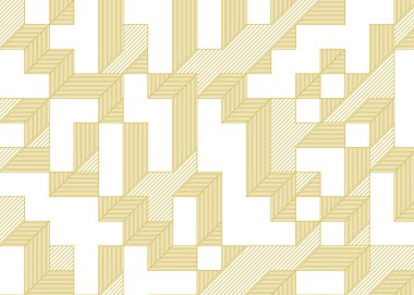 Edward Zajecs 2. Cubo 'nun 1971' deki uygulaması. Esasen 8 taştan oluşan bir Truchet fayans seti ve yerleştirme sanatı illüstrasyonu için kurallar.